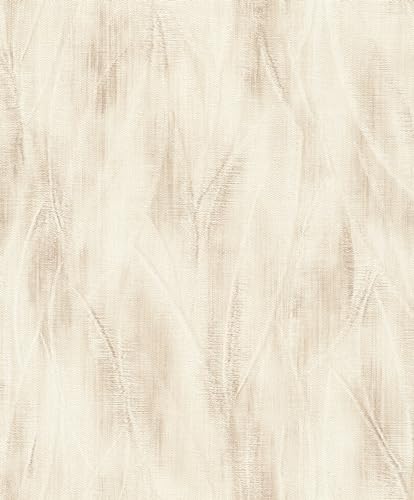 Rasch Tapete 486247 - Vliestapete mit abstraktem Motiv mit großen Blättern in Beige aus der Kollektion Country Charme Rasch Tapete 486247 - Vliestapete mit abstraktem Motiv mit großen Blättern in Beige aus der Kollektion Country Charme von Rasch