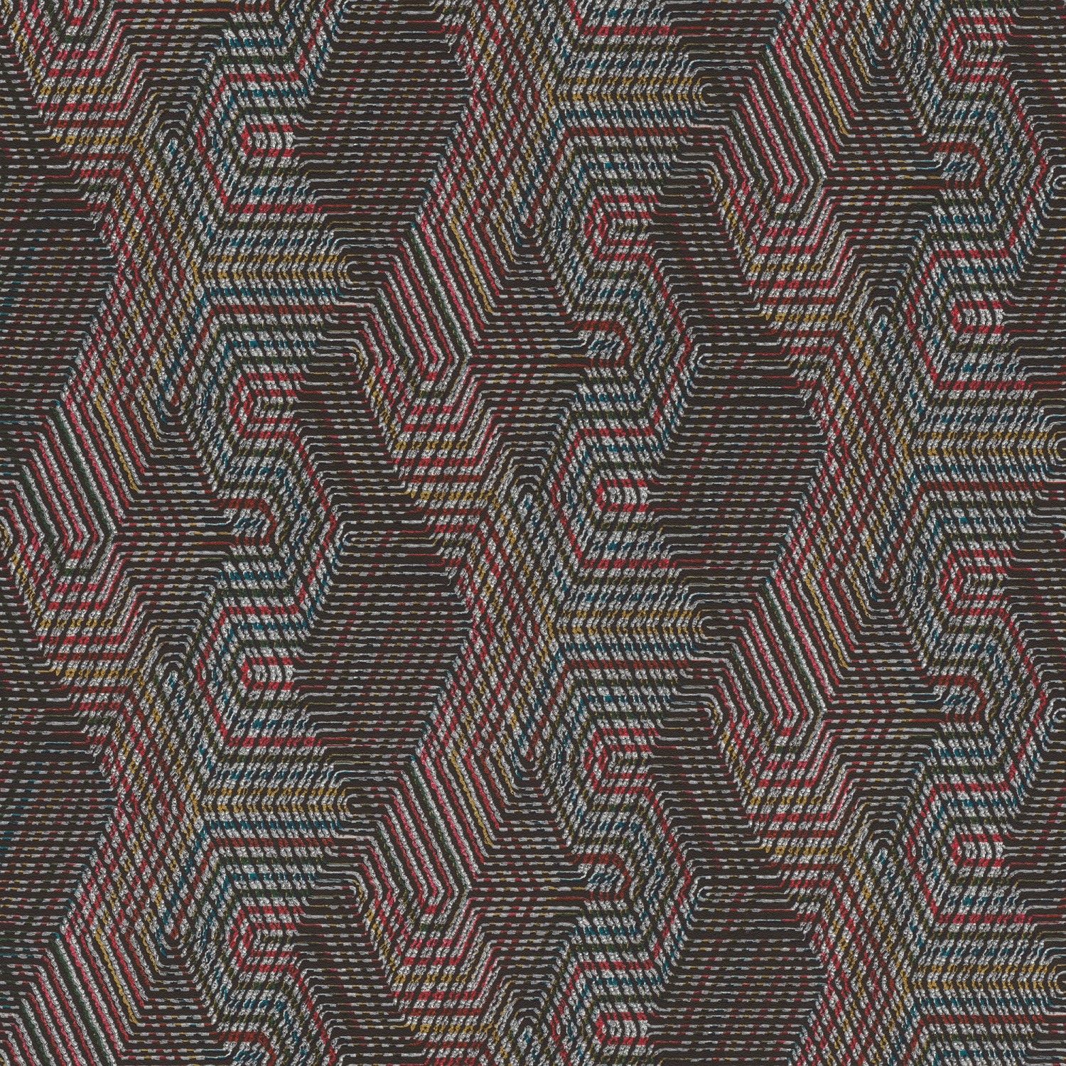 Rasch Vliestapete African Queen III Ethno Dunkelrot 10,05 x 0,53 m von Rasch