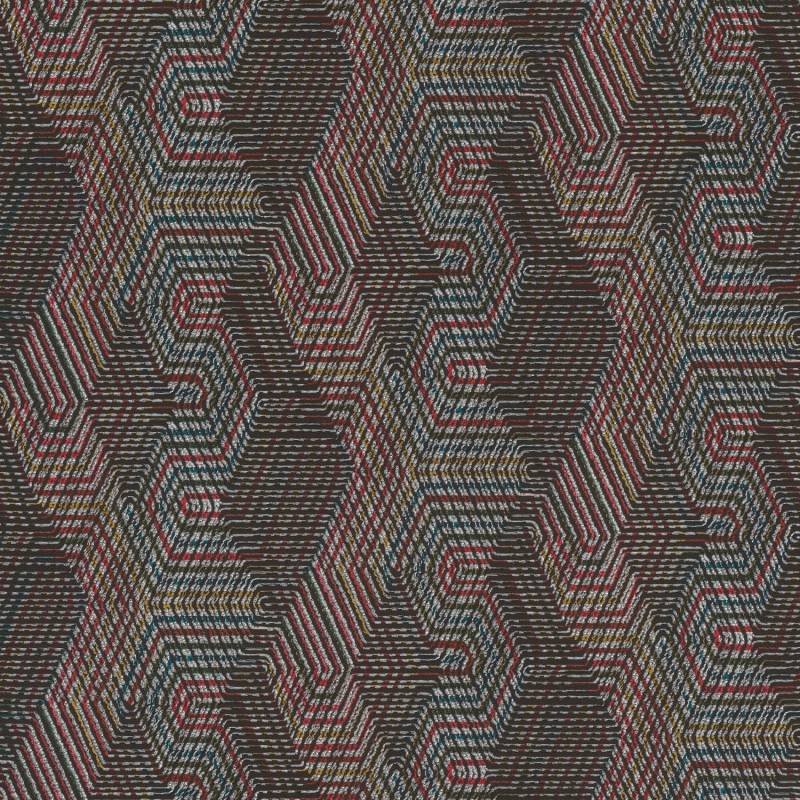 Rasch Vliestapete African Queen III Ethno Dunkelrot 10,05 x 0,53 m von Rasch