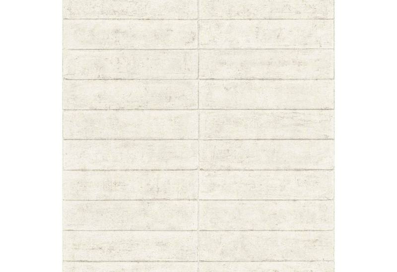 Rasch Vliestapete Beton Steine 3D-Optik Struktur Weiß Grau 499612 Factory V von Rasch