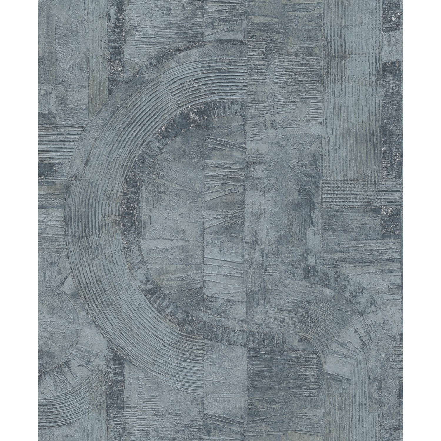 Rasch Vliestapete Composition 554786 Graphik Petrol 10,05 mx0,53 m von Rasch