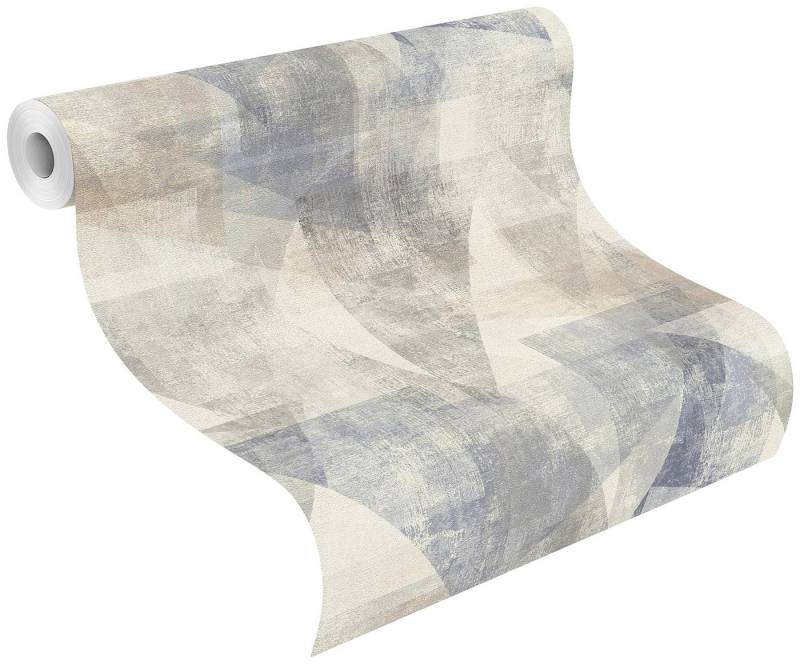 Rasch Vliestapete Linares, gemustert, geometrisch, (1 St), gut lichtbeständig, hochwaschbeständig von Rasch