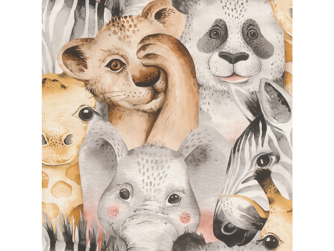 Rasch Vliestapete Rasch Vliestapete 252521 Bambino, Tiere bunt von Rasch