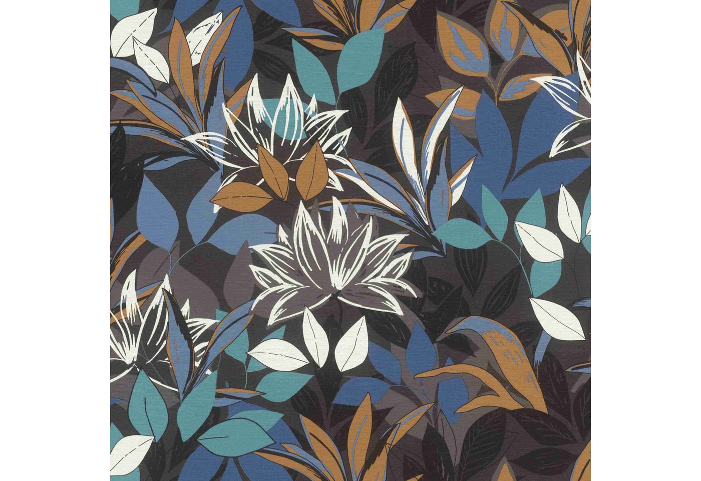 Rasch Vliestapete Selection 692303 0.53 x 10.05 m Bäume Blätter Blau Rasch Vliestapete Selection 692303 0.53 x 10.05 m Bäume Blätter Blau von Rasch