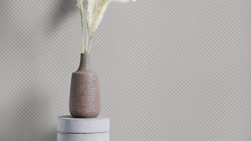 Rasch Vliestapete Tapetenwechsel II, einfarbig, (1 St), mit Karo-Muster und Glitzer von Rasch