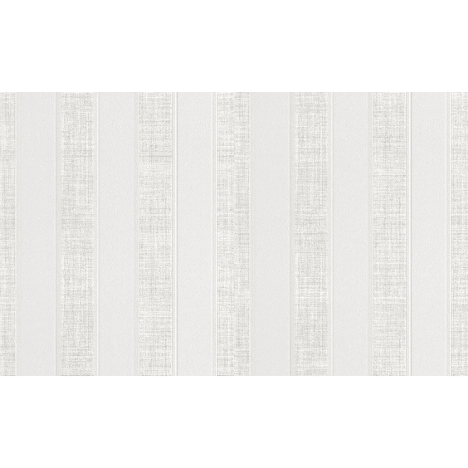 Rasch Vliestapete Wallton 141818 Streifen Weiß 25 m x 1,06 m von Rasch
