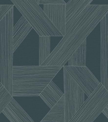 SCHÖNER WOHNEN-Kollektion Fototapete XXL LINES 366808 mit geometrischem Motiv in Blau - 3,00 m x 2,65 m SCHÖNER WOHNEN-Kollektion Fototapete XXL LINES 366808 mit geometrischem Motiv in Blau - 3,00 m x 2,65 m von Rasch