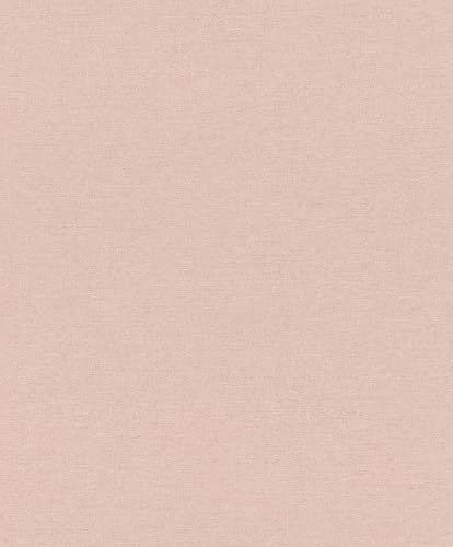 SCHÖNER WOHNEN-Kollektion Vliestapete LINEN 600254 in Rosé - 10,05 m x 0,53 m von Rasch