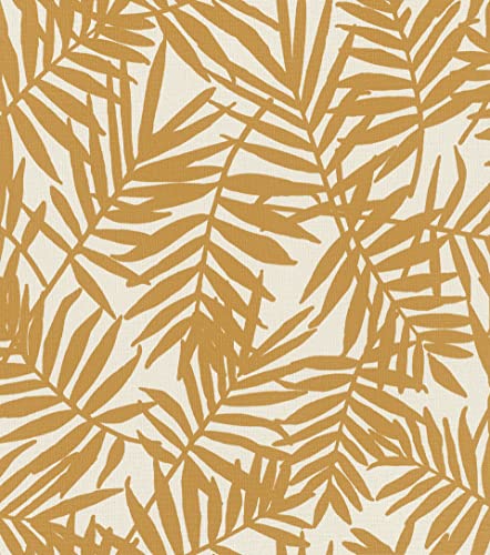 Rasch Tapeten Vliestapete (Botanical) Gelb beige 10,05 m x 0,53 m Selection Vinyl/Vlies 460254 von Rasch