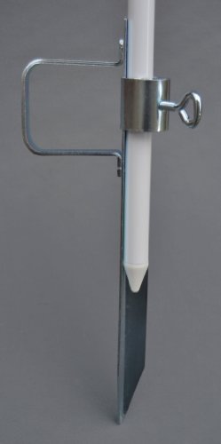 DER STABIELO ® - RASENDORN Nr. 30 LÄNGE 540 mm - aus 4 mm Ø DEUTSCHEM STAHL - Sonnenschirmhalter - HOLLY PRODUKTE STABIELO ® - Stockhalterung mit Druckplatte zur Befestigung von Schirmstöcken bis 30 mm Ø -INNOVATIONEN MADE in GERMANY - holly-sunshade ® - Lieferbar auch in Länge 430 mm - siehe ASIN - B00GMEQQSS - PREISE SO LANGE VORRAT REICHT - von Rasendorn 30 SB-1 Large