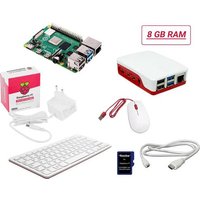 Raspberry Pi® Desktop Kit 4 B 8GB 4 x 1.5GHz inkl. Tastatur, inkl. Maus, inkl. Noobs OS, inkl. Netz von Raspberry Pi®