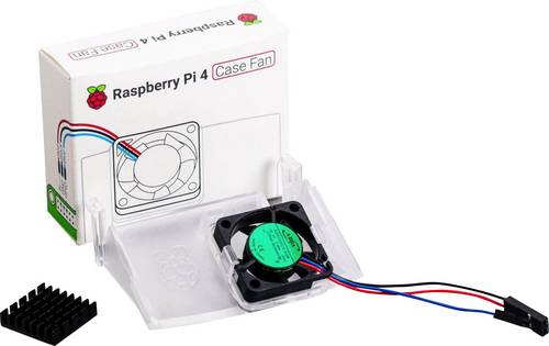 Raspberry Pi® RB-Case-Fan Aktiver Lüfter Passend für (Entwicklungskits): Raspberry Pi® Weiß von Raspberry Pi®