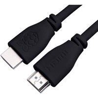 Raspberry Pi® Raspberry Pi® CPRP010-B HDMI-Kabel [1x HDMI-Stecker - 1x HDMI-Stecker] 1.00m Schwarz von Raspberry Pi®