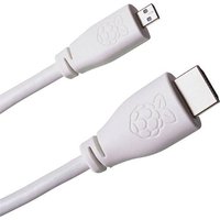 Raspberry Pi® Raspberry Pi® SC0051 HDMI-Kabel [1x HDMI-Stecker - 1x HDMI-Stecker C Mini] 1.00m Weiß von Raspberry Pi®