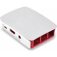 RASPBERRY PI 3 Model B, Gehäuse, himbeerfarben/weiß von Raspberry Pi