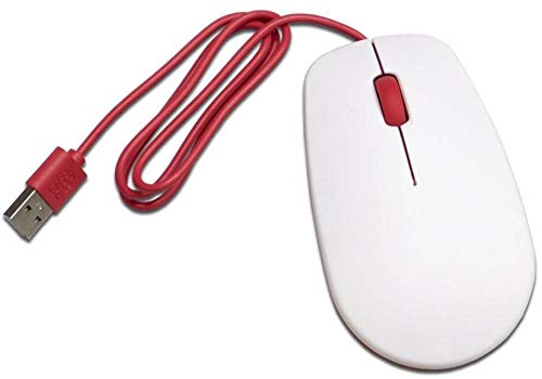 Raspberry Pi® Raspberrymaus weiß USB Maus Optisch Weiß, Rot von Raspberry Pi