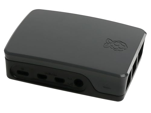 Raspberry Pi Gehäuse für Raspberry Pi 4 (schwarz/grau) von Raspberry Pi