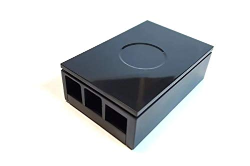 Raspberry Pi Gehäuse für Pi 4 Model B, schwarz/Black, belüftet, europäische Fertigung Raspberry Pi Gehäuse für Pi 4 Model B, schwarz/Black, belüftet, europäische Fertigung von Raspberry Pi