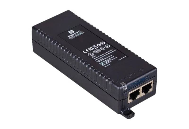 Raspberry Pi Netzwerkstecker RASPBERRY PI, Raspberry Pi PoE+ Injektor, SC1677 von Raspberry Pi