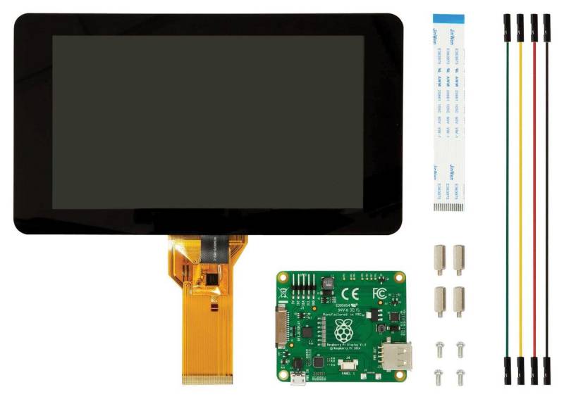 Raspberry Pi Offizielles Touchscreen Display 7" Bildschirm Screen LCD-Modul von Raspberry Pi