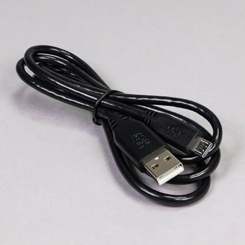 Raspberry Pi offizielles Micro USB Kabel, schwarz, 1,0m Raspberry Pi offizielles Micro USB Kabel, schwarz, 1,0m von Raspberry Pi