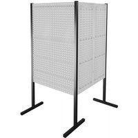 Kappes RasterPlan 4 Loch-/4 Schlitzplatten, Doppelfeld 90°, H 2.000 mm, enzianblau von RasterPlan®