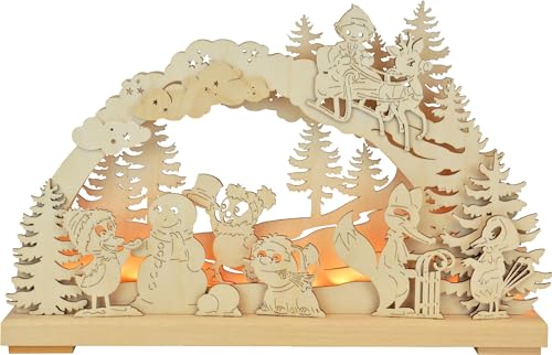 Ratags 3D-LED-Schwibbogen klein, Pitti und Seine Freunde Ratags 3D-LED-Schwibbogen klein, Pitti und Seine Freunde von Ratags