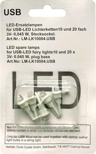 Ratags Ersatzlämpchen für USB-LED, 5 Stück für 10er und 20er USB-LED Lichterkette von Ratags