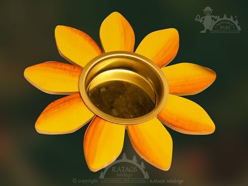 Ratags Teelichthalter-Blume, zum Basteln von Ratags