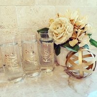 Brautjungfern Geschenkideen/Personalisierte Stiellose Gläser/Brautjungfern Sektgläser/Personalisierte Sektflöte/Monogramm Gläser von RatherFancyDesigns