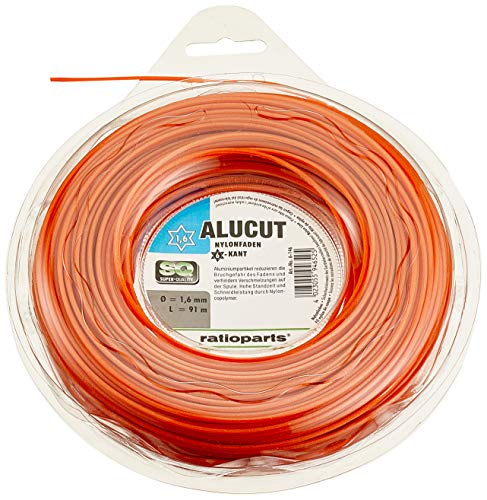Mähfaden ALUCUT 1,6mm 91m Trimmerfaden 6-Kant Nylonfaden Mähfaden ALUCUT 1,6mm 91m Trimmerfaden 6-Kant Nylonfaden von Ratioparts
