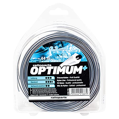 Mähfaden OPTIMUM 3,3mm 44m Trimmerfaden 5-Kant Nylonfaden von Ratioparts