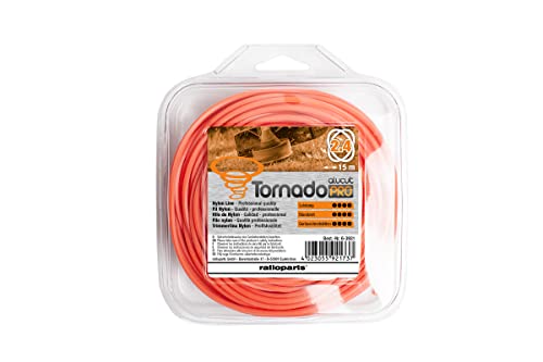 Mähfaden TORNADO Alucut 2,4mm 15m Trimmerfaden gedreht Nylonfaden von Ratioparts