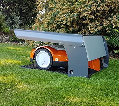 ROBOT PROTECT Garage XL, anthrazit - grau Mähroboter Edelstahl, passend f. STIHL von Ratioparts