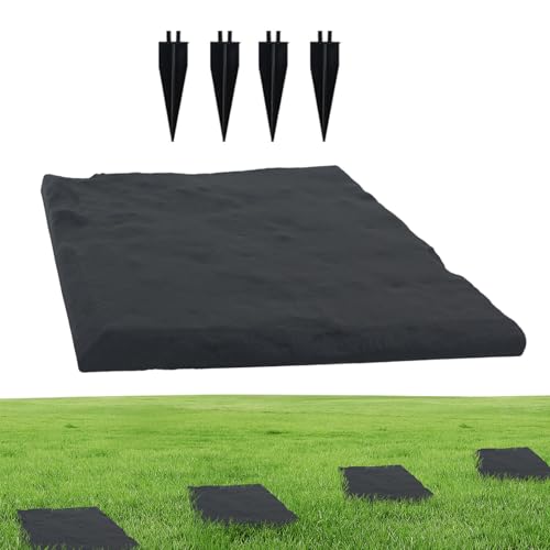 Garten-Trittstein, Gehwege Landschaftsbaudekor Mit Erdungshöfen, Einfache Installation Steckabfertiger Für Gartenweg Und Landschaftsgestaltung Im Freien Im Freien, Garten, Hof von Ratpzou