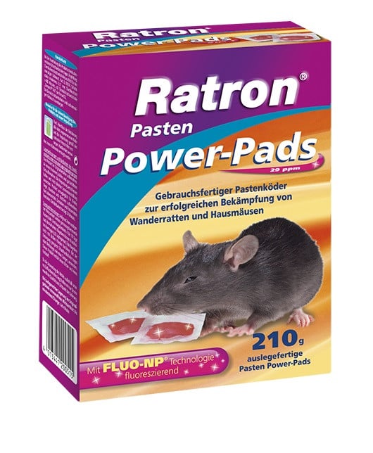 Ratron Rattenköder Pasten Power-Pads 29 ppm, 210 g von Ratron