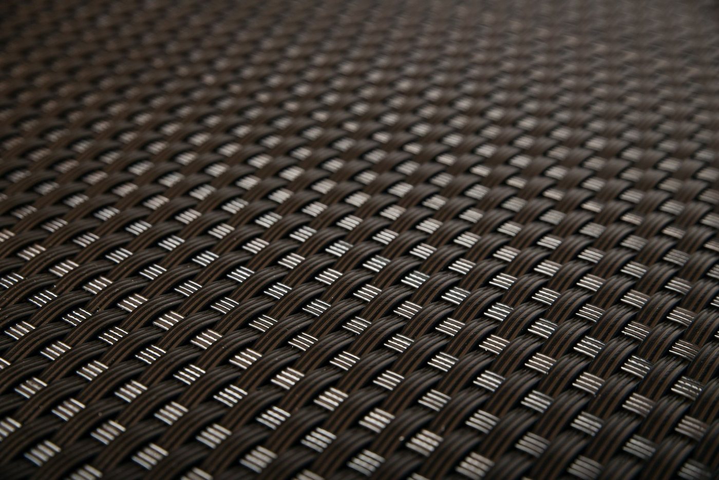 Rattan Art Balkonsichtschutz Polyrattan - Dunkelbraun 0,9m x 3m von Rattan Art