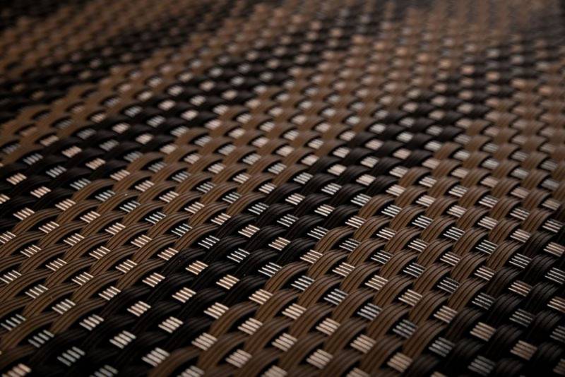 Rattan Art Balkonsichtschutz Polyrattan Gemischt Braun Schwarz 0,9mx 3m von Rattan Art