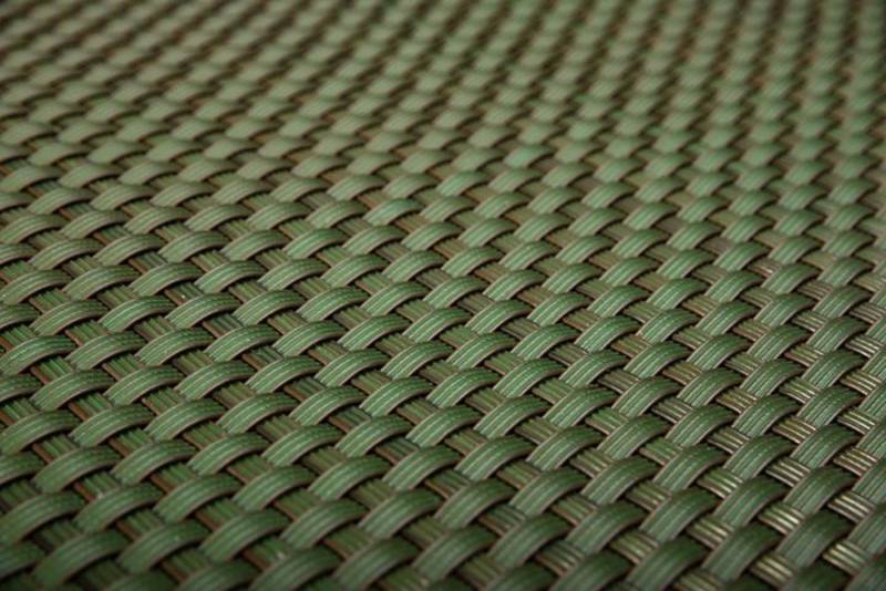 Rattan Art Balkonsichtschutz Polyrattan - Grün 1m x 3m von Rattan Art