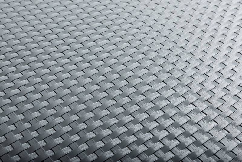 Rattan Art Balkonsichtschutz Polyrattan - Hellgrau 1m x 3m von Rattan Art