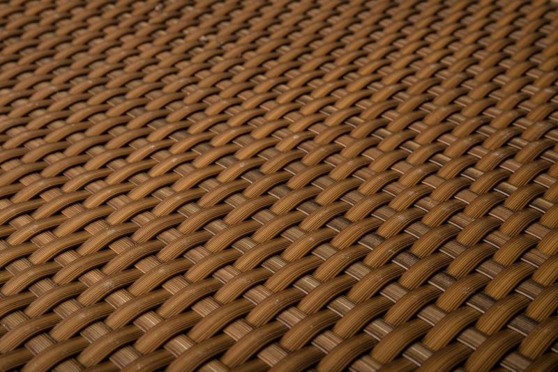 Rattan Art Balkonsichtschutz Polyrattan - Honig 1m x 3m von Rattan Art