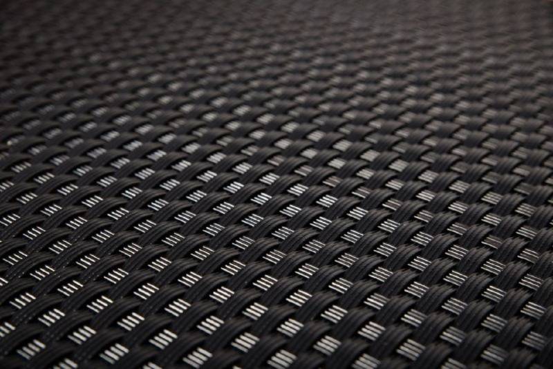 Rattan Art Balkonsichtschutz Polyrattan - Schwarz 0,9m x 3m Zaunblende Windschutz von Rattan Art