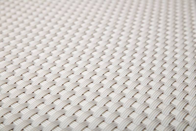 Rattan Art Balkonsichtschutz Polyrattan - Weiß 1m x 3m von Rattan Art