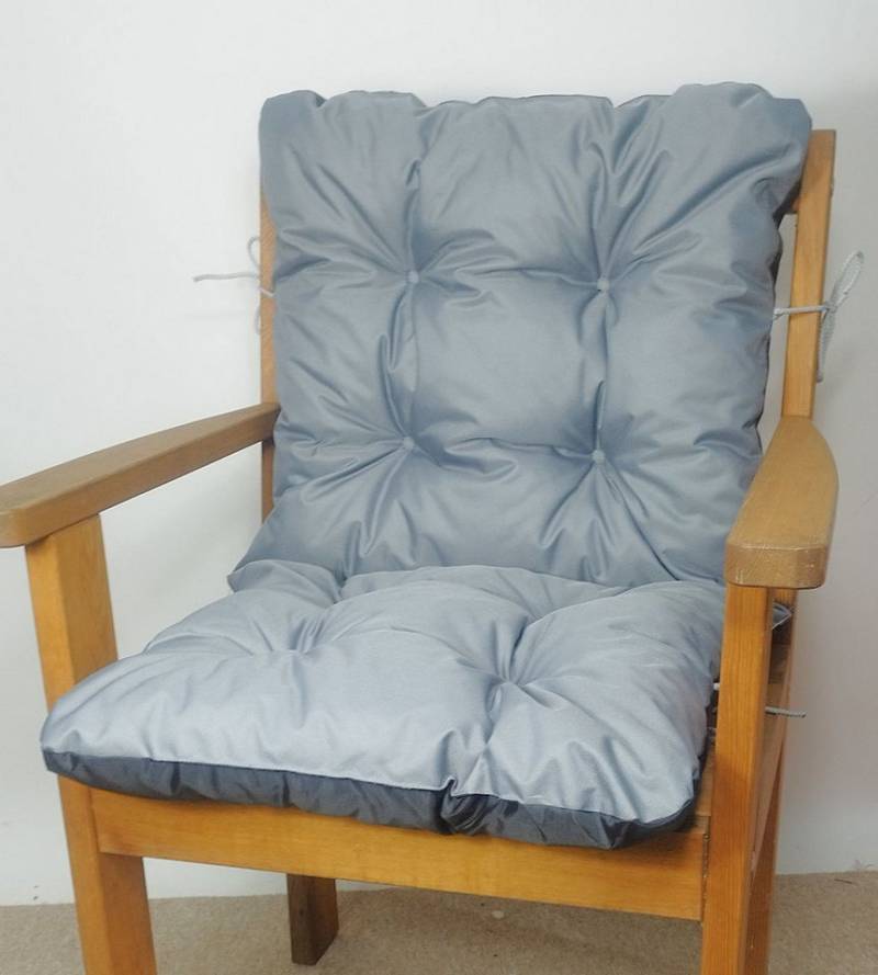 Rattani Hochlehnerauflage Polster Kissen für Gartenstuhl Gartenmöbel 100 x 50 Outdoor, Wasserabweisend . Extra dicke Füllung . Bindebänder . Rattani Hochlehnerauflage Polster Kissen für Gartenstuhl Gartenmöbel 100 x 50 Outdoor, Wasserabweisend . Extra dicke Füllung . Bindebänder . von Rattani