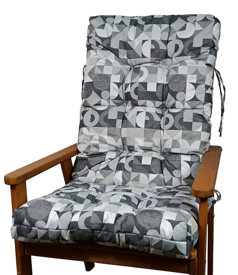 Rattani Hochlehnerauflage Polster Kissen für Gartenstuhl Hochlehner Auflage Sylva 120 x 50 cm, Material im Design CALIFORNIA DREAM . Rattani Hochlehnerauflage Polster Kissen für Gartenstuhl Hochlehner Auflage Sylva 120 x 50 cm, Material im Design CALIFORNIA DREAM . von Rattani