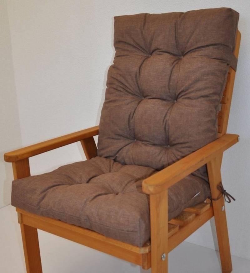 Rattani Hochlehnerauflage Polster für Gartenstuhl Hochlehner Auflage Sylva 115 x 50 Dunkelbraun Rattani Hochlehnerauflage Polster für Gartenstuhl Hochlehner Auflage Sylva 115 x 50 Dunkelbraun von Rattani