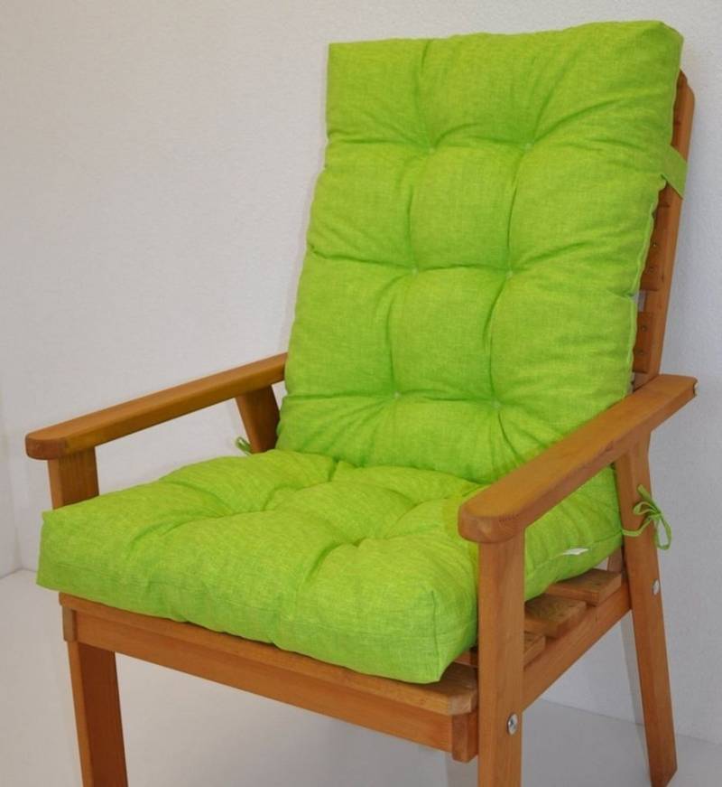 Rattani Hochlehnerauflage Polster für Gartenstuhl Hochlehner Auflage Sylva 115 x 50 cm hellgrün Rattani Hochlehnerauflage Polster für Gartenstuhl Hochlehner Auflage Sylva 115 x 50 cm hellgrün von Rattani