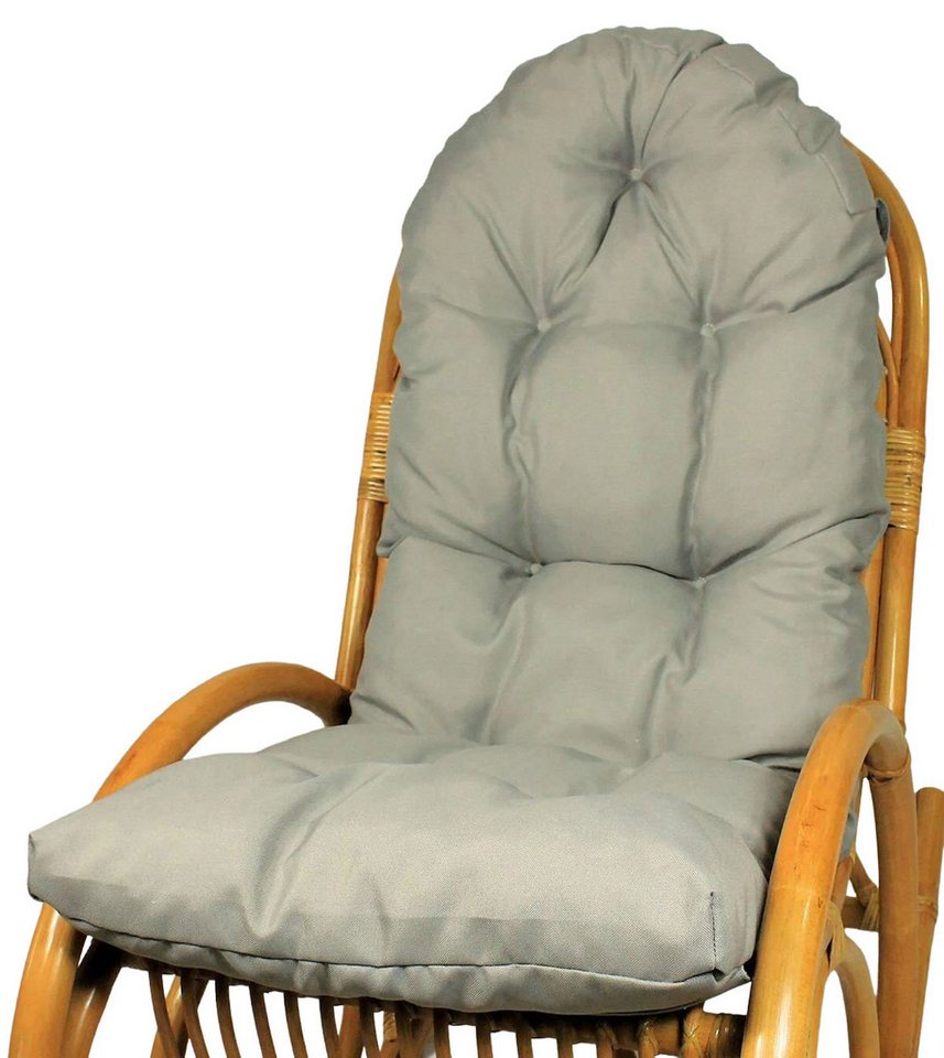 Rattani Polsterauflage Polster, Kissen für Schaukelstuhl, Liegestuhl 130 x 50 x 10 cm, Stoff Uni Living dunkelgrau . Viele weitere Farben lieferbar Rattani Polsterauflage Polster, Kissen für Schaukelstuhl, Liegestuhl 130 x 50 x 10 cm, Stoff Uni Living dunkelgrau . Viele weitere Farben lieferbar von Rattani