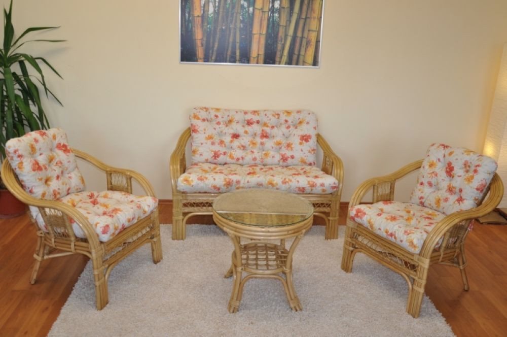 Rattani Rattanstuhl Rattangarnitur Rattangruppe Rio Rattansessel Sofa Rattantisch Rattani Rattanstuhl Rattangarnitur Rattangruppe Rio Rattansessel Sofa Rattantisch von Rattani