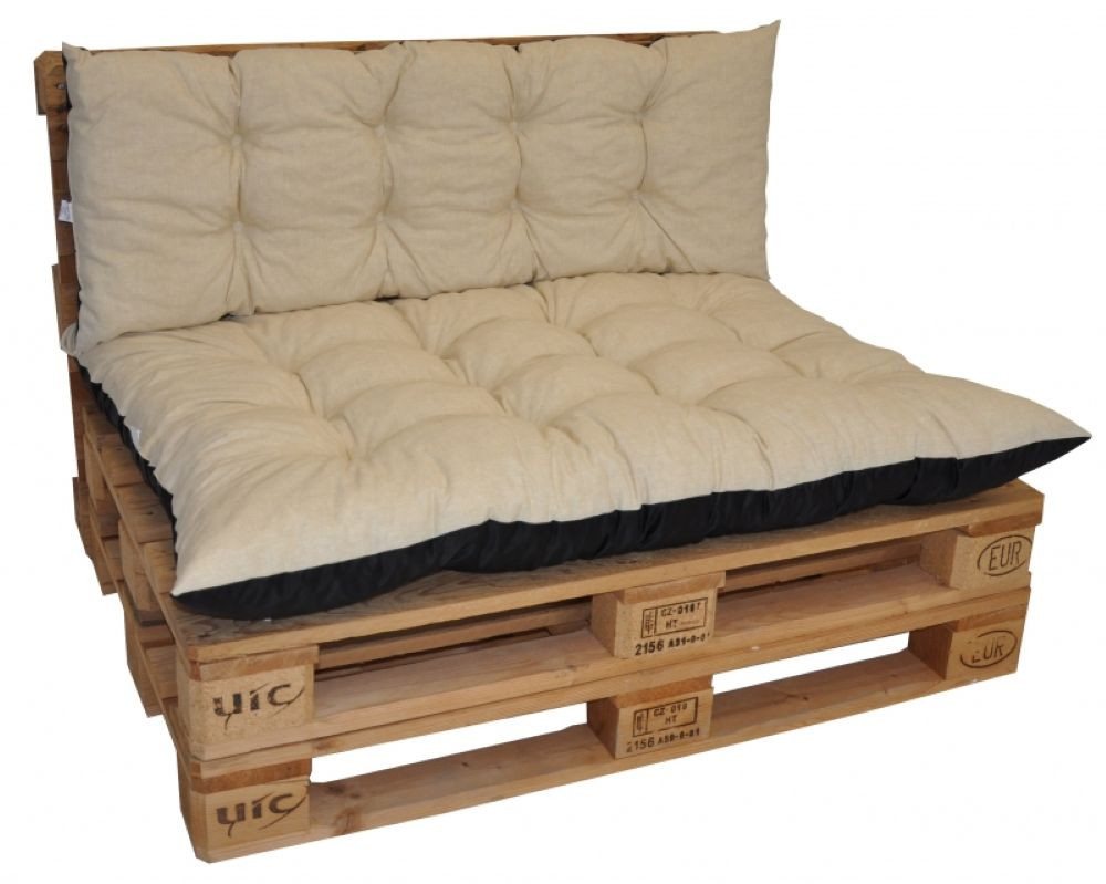 Rattani Sitzkissen Palettenkissen Kissen für Europalette Set 2tlg. S+R, Palettenkissen Modellserie Basic Rattani Sitzkissen Palettenkissen Kissen für Europalette Set 2tlg. S+R, Palettenkissen Modellserie Basic von Rattani